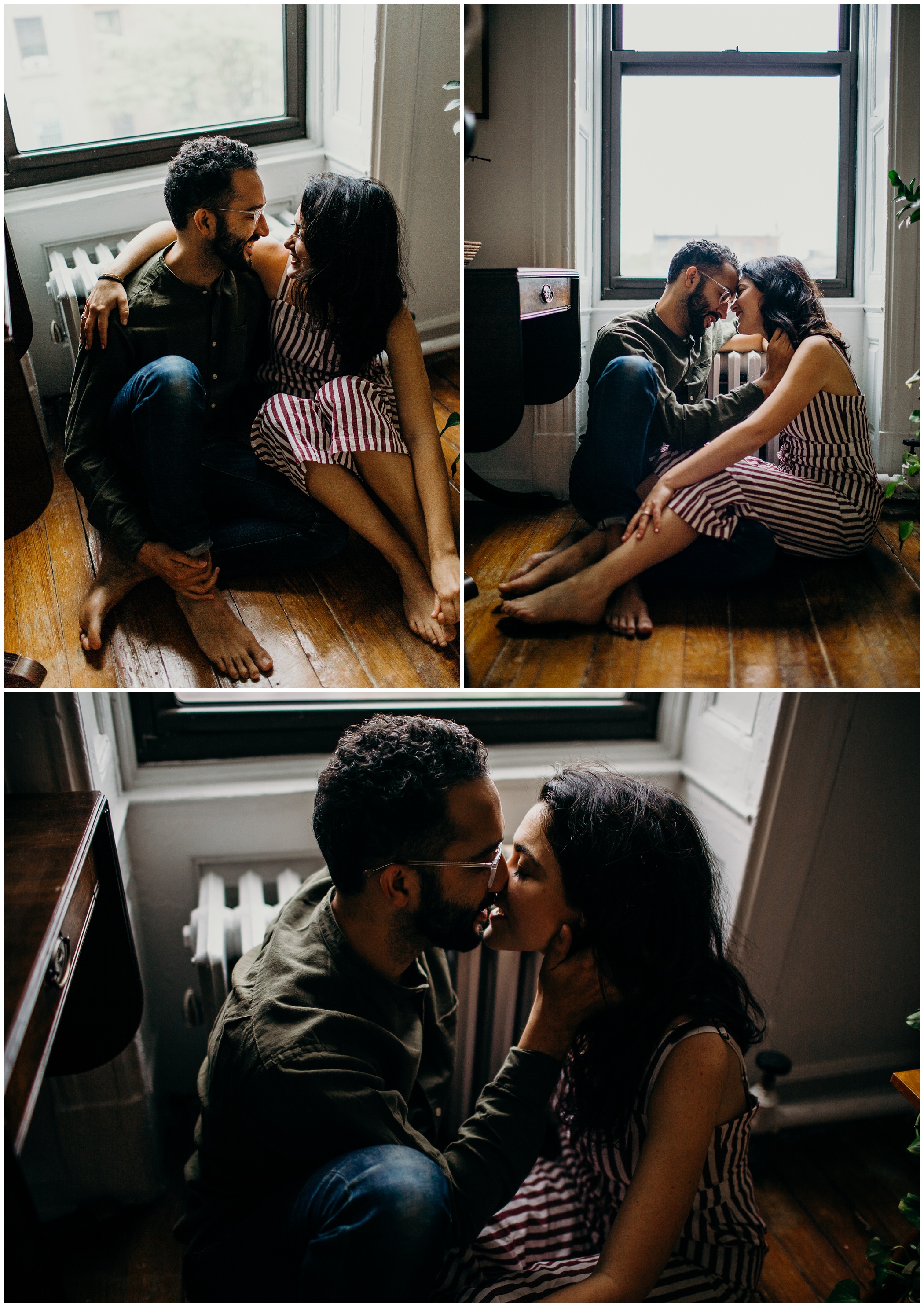 indoor engagement session, Brooklyn brownstone engagement session, the Johnsons photo, nyc wedding photographer, Brooklyn New York wedding photographer, Brooklyn New York engagement session, Brooklyn brownstone lifestyle, Brooklyn engagement photos,
