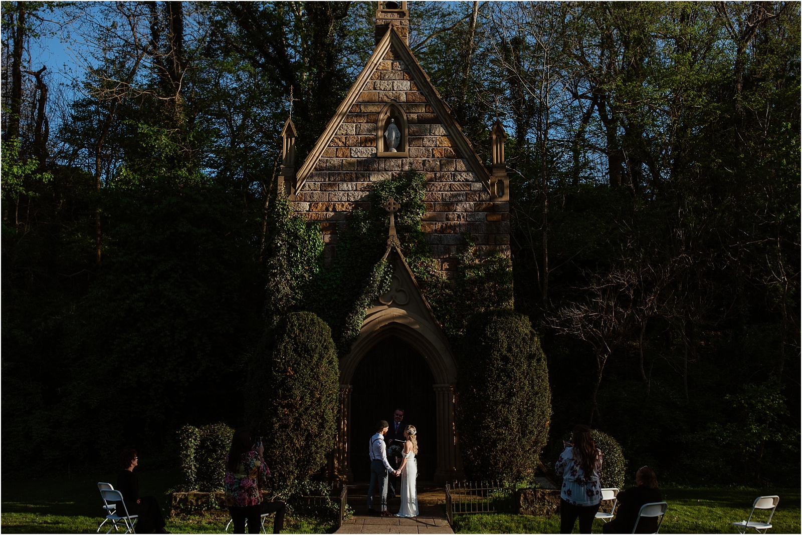 st Catherines at bell gable, arkansas elopement, the Johnsons photo